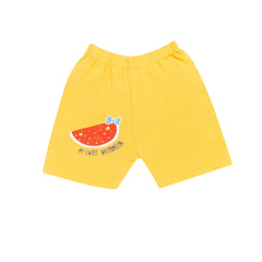 Infants Unisex Sweet Watermelon T-Shirt and Shorts Set - 100% Cotton Baby Outfit