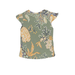 Girl's Floral T-Shirt and Shorts Set - 100% Cotton Baby Outfit