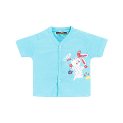 Infants Unisex Bunny T-Shirt and Shorts Set - 100% Cotton Baby Outfit
