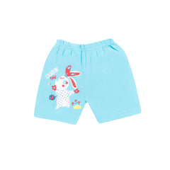 Infants Unisex Bunny T-Shirt and Shorts Set - 100% Cotton Baby Outfit