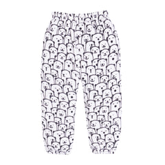 Girl's Little Bear Sweat Top and Bottom Set - 100% Cotton