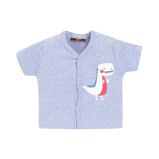 Infants Unisex Dino Print T-shirt and shorts set, 100% Cotton