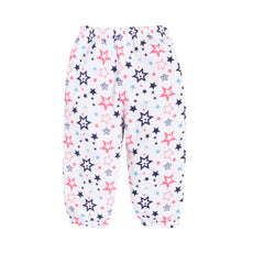 Girl's Pink "A Little Magic" Hoodie & Star Print Jogger Set, 100% Cotton