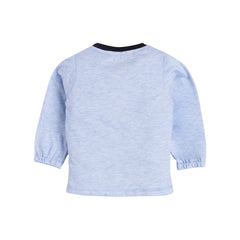 Boy's Blue Bear "BOY" Sweat top and bottom set, 100% Cotton
