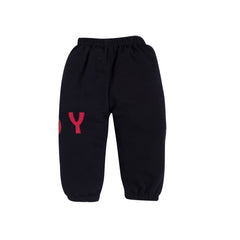 Boy's Blue Bear "BOY" Sweat top and bottom set, 100% Cotton
