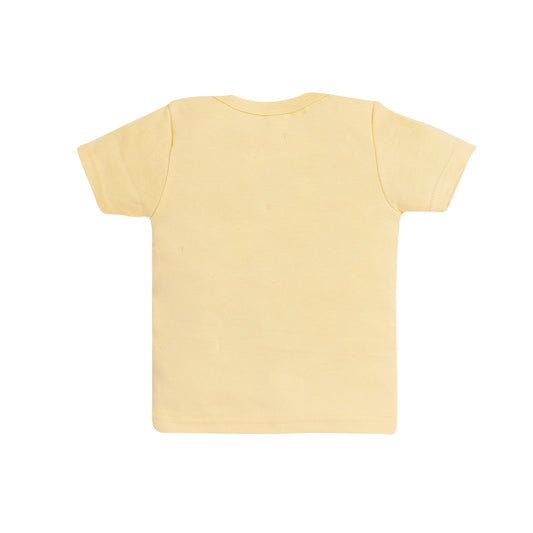 Kids Unisex Giraffe Print T-Shirt & Shorts Set, 100% Cotton