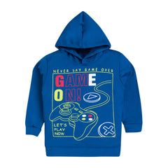 Boy's Blue "Game On!" Hoodie & Jogger Set, 100% Cotton