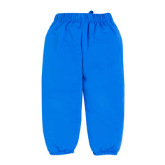 Kid's Unisex Blue "Always Keep Positive" Graphic Jogger Pants – 100% Cotton, Comfortable & Motivational