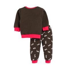 Boys "Hello" Graphic Sweatshirt & Jogger Set – 100% Cotton, Fun & Stylish