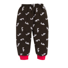 Boys "Hello" Graphic Sweatshirt & Jogger Set – 100% Cotton, Fun & Stylish