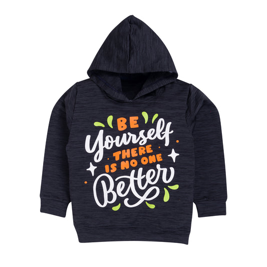 Kids Unisex "Be Yourself" Hoodie, 100% Cotton