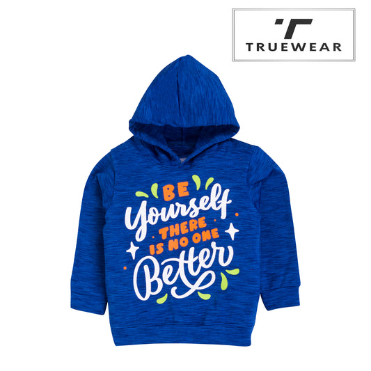 Kids Unisex Be Yourself Motivational Hoodie for Kids - 100% Cotton