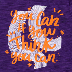Kids Unisex "You Can If You Think You Can" Hoodie, 100% Cotton