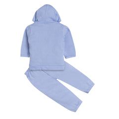 Kids Unisex Blue "Oops!" Hoodie & Joggers Set, 100% Cotton