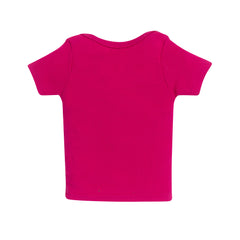 Girls Pink Lion Print T-Shirt & Shorts Set, 100% Cotton