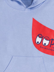 Kids Unisex Blue "Oops!" Hoodie & Joggers Set, 100% Cotton