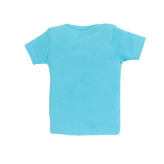 BOY'S Blue Koala Print T-Shirt & Shorts Set, 100% Cotton