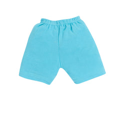 BOY'S Blue Koala Print T-Shirt & Shorts Set, 100% Cotton