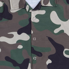 Kids Unisex Camouflage Print Nightsuit, 100% Cotton