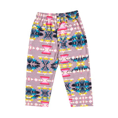 Kids Unisex Multicolour Geometric Print Nightsuit, 100% Cotton