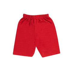 Boy's Red "Street Skate" T-Shirt & Shorts Set, 100% Cotton