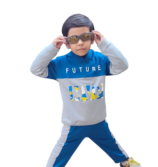 Boys "Future MVP" Hoodie & Joggers Set, 100% Cotton